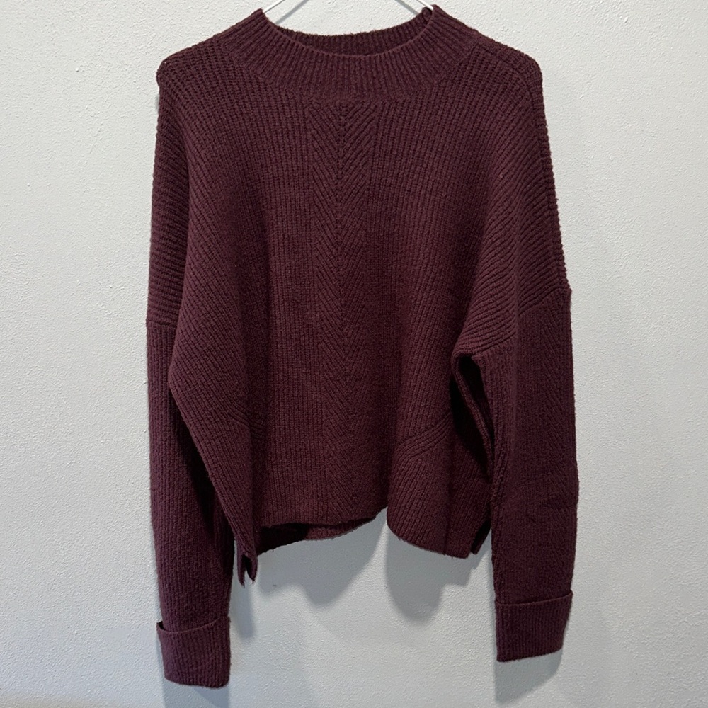 Women's Burgundy Sweater